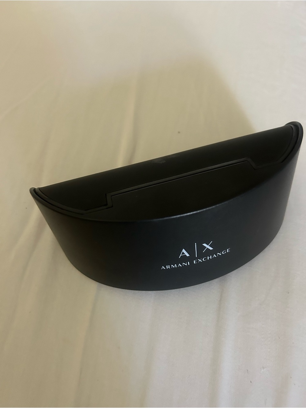 Armani Exchange Black Semi-Hard VR/AR Accessory Case with A|X Logo